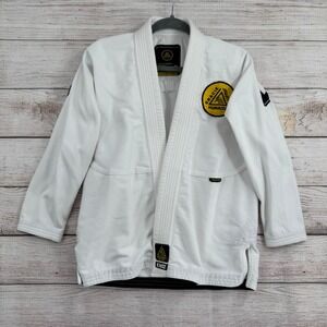 Gracie Humaita Kingz‎ BJJ Gi Jacket Youth M3 White Base 2.0 Martial Arts Gi Top